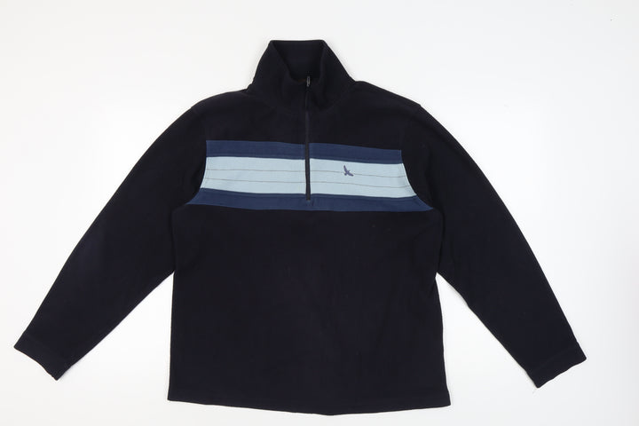Hawkshead Men's Black XL 1/2 Zip Fleece Sweatshirt