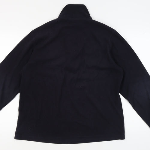 Hawkshead Men's Black XL 1/2 Zip Fleece Sweatshirt