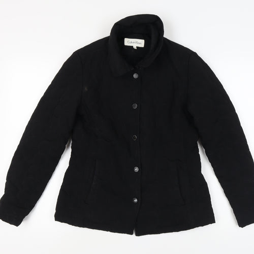 Calvin Klein Women's Black Quilted Jacket PXS