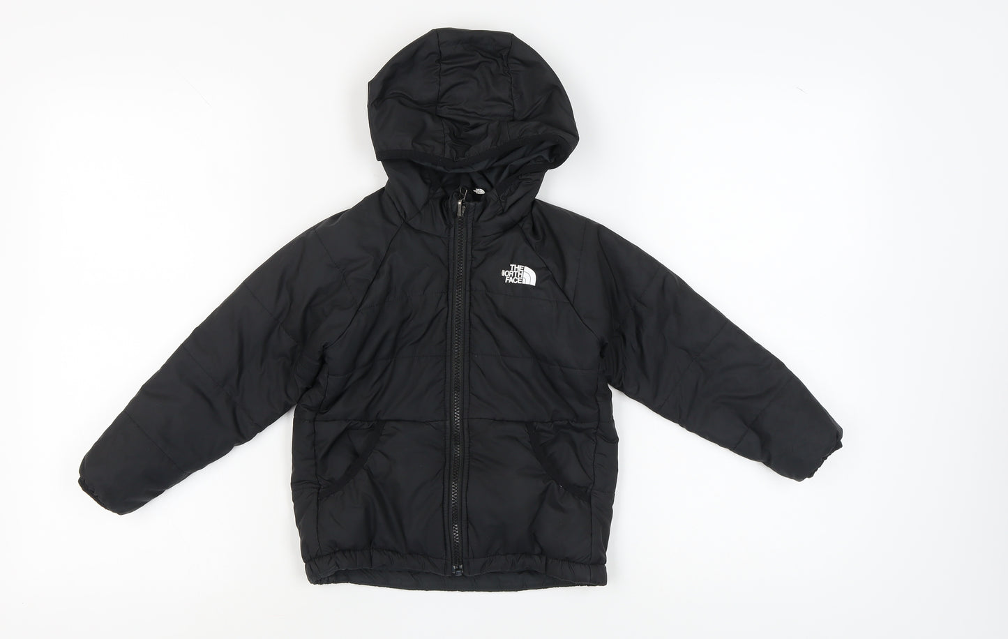 The North Face Boys Black Puffer Jacket, Size 5 Years, Hooded