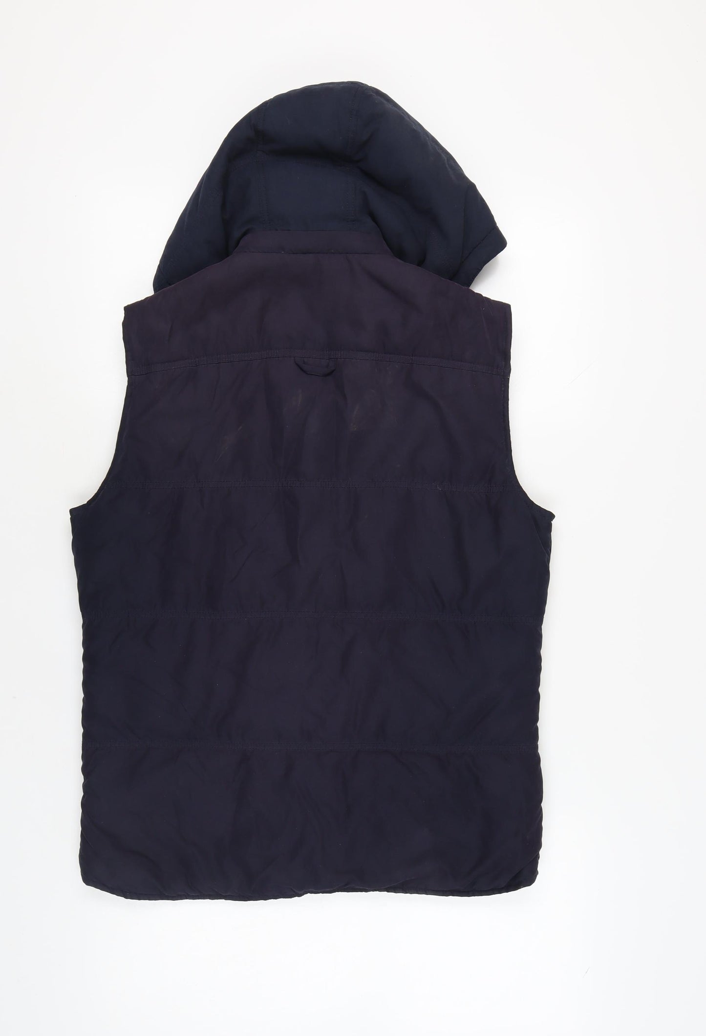 Springfield Men's Blue Hooded Waistcoat M