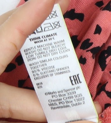 Marks and Spencer Women's Multicoloured Long Sleeve Dress