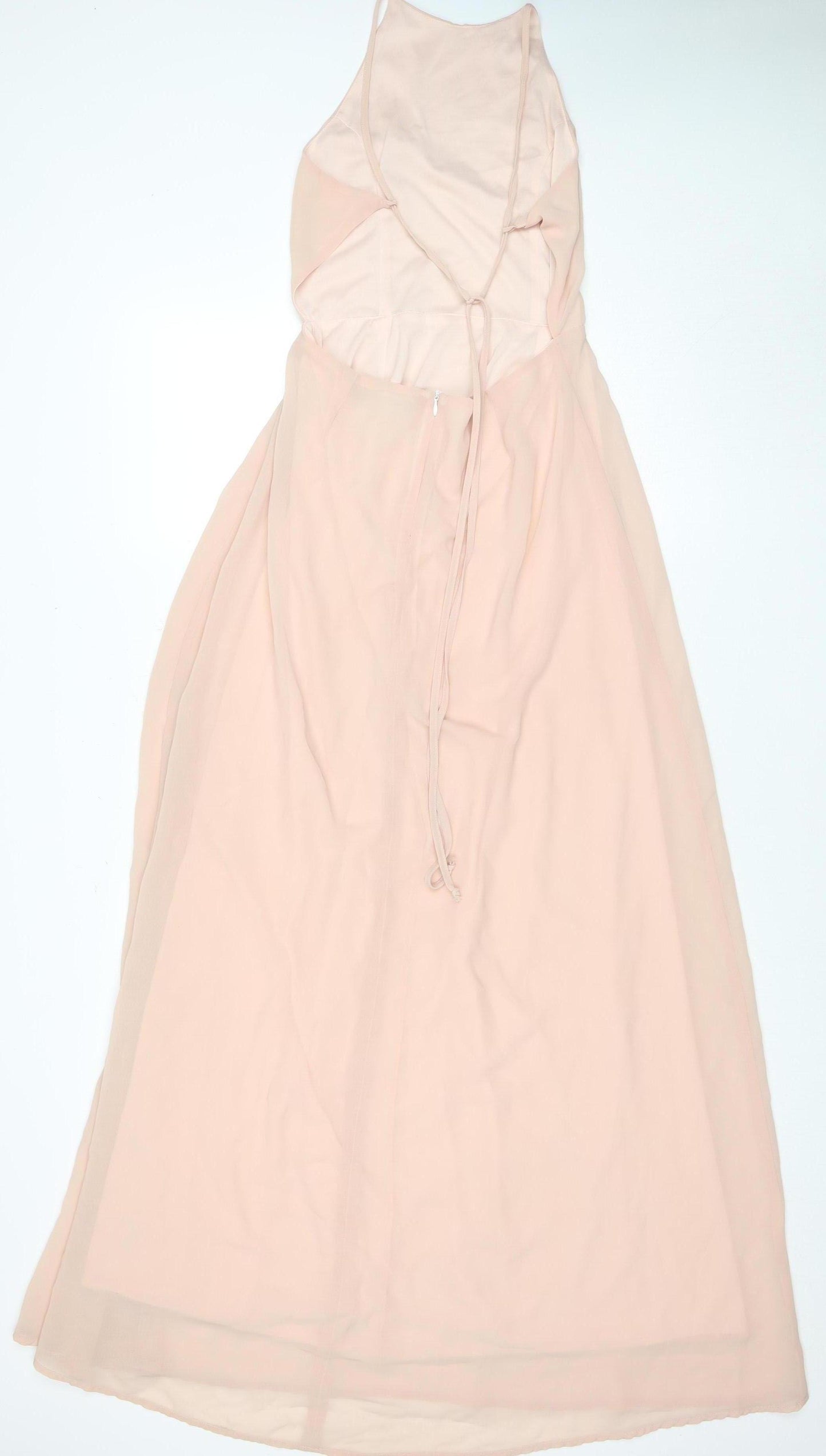 Missguided Women's Pink Long Dress Size 10