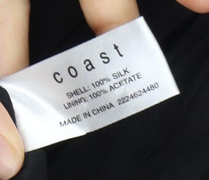 Coast Women's Black Bodycon Dress, Size 12