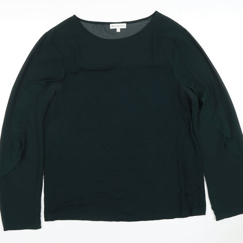 Warehouse Women's Black Long Sleeve Top UK 14