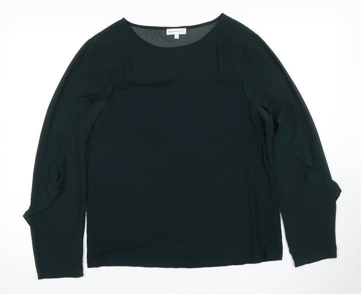 Warehouse Women's Black Long Sleeve Top UK 14