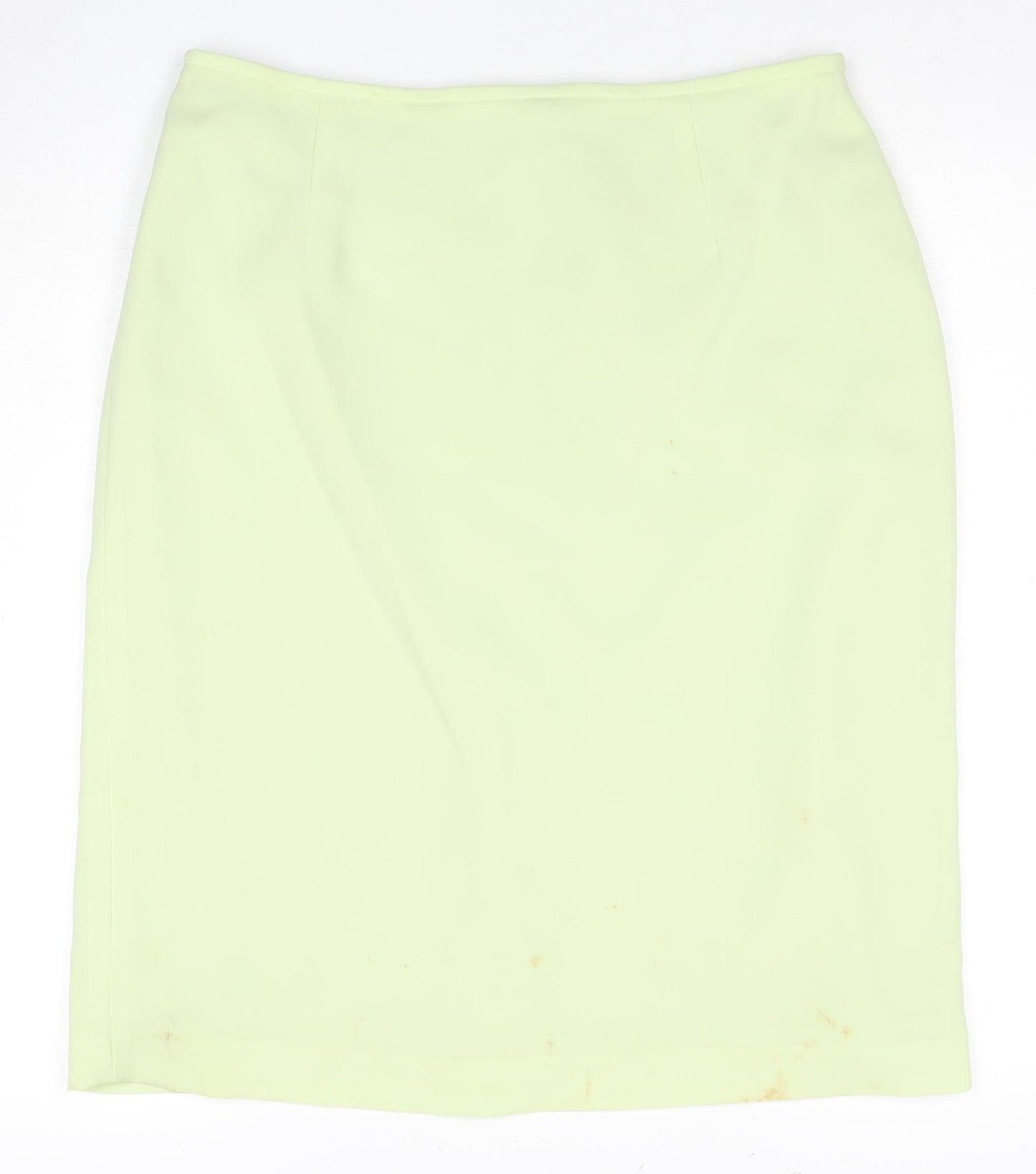 Berkatex Women's Green Pencil Skirt Size 14 Zip Accent