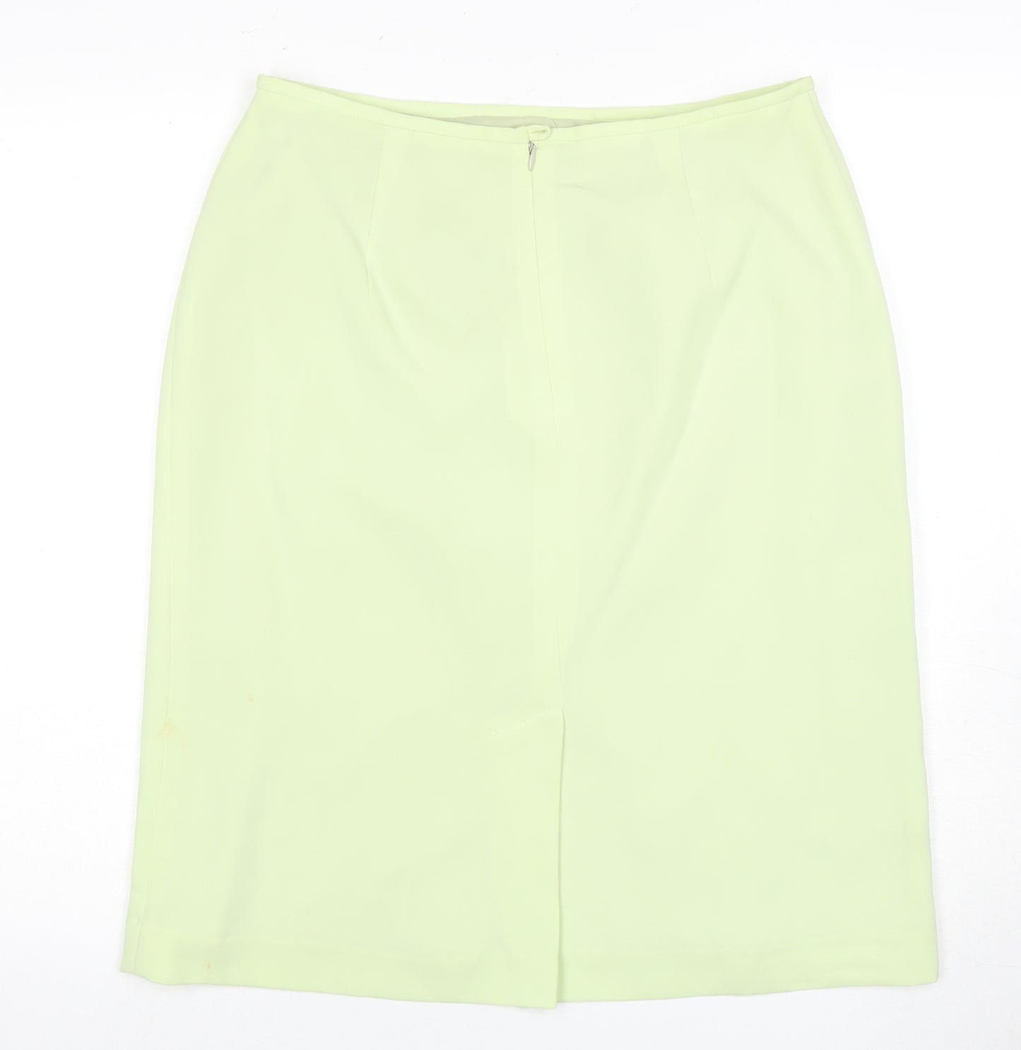 Berkatex Women's Green Pencil Skirt Size 14 Zip Accent