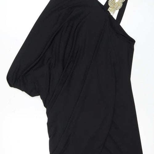 Unique Boutique Women's Black Sleeveless Top Size 2