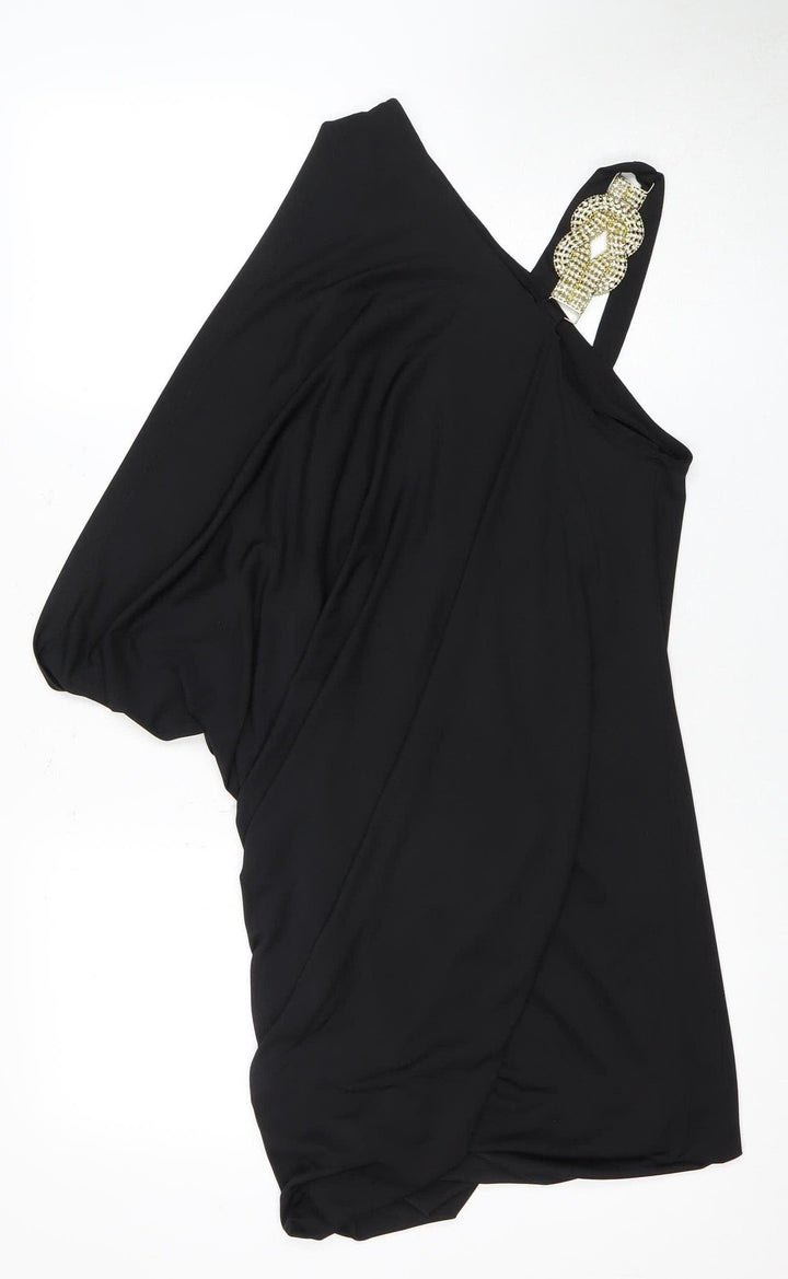 Unique Boutique Women's Black Sleeveless Top Size 2