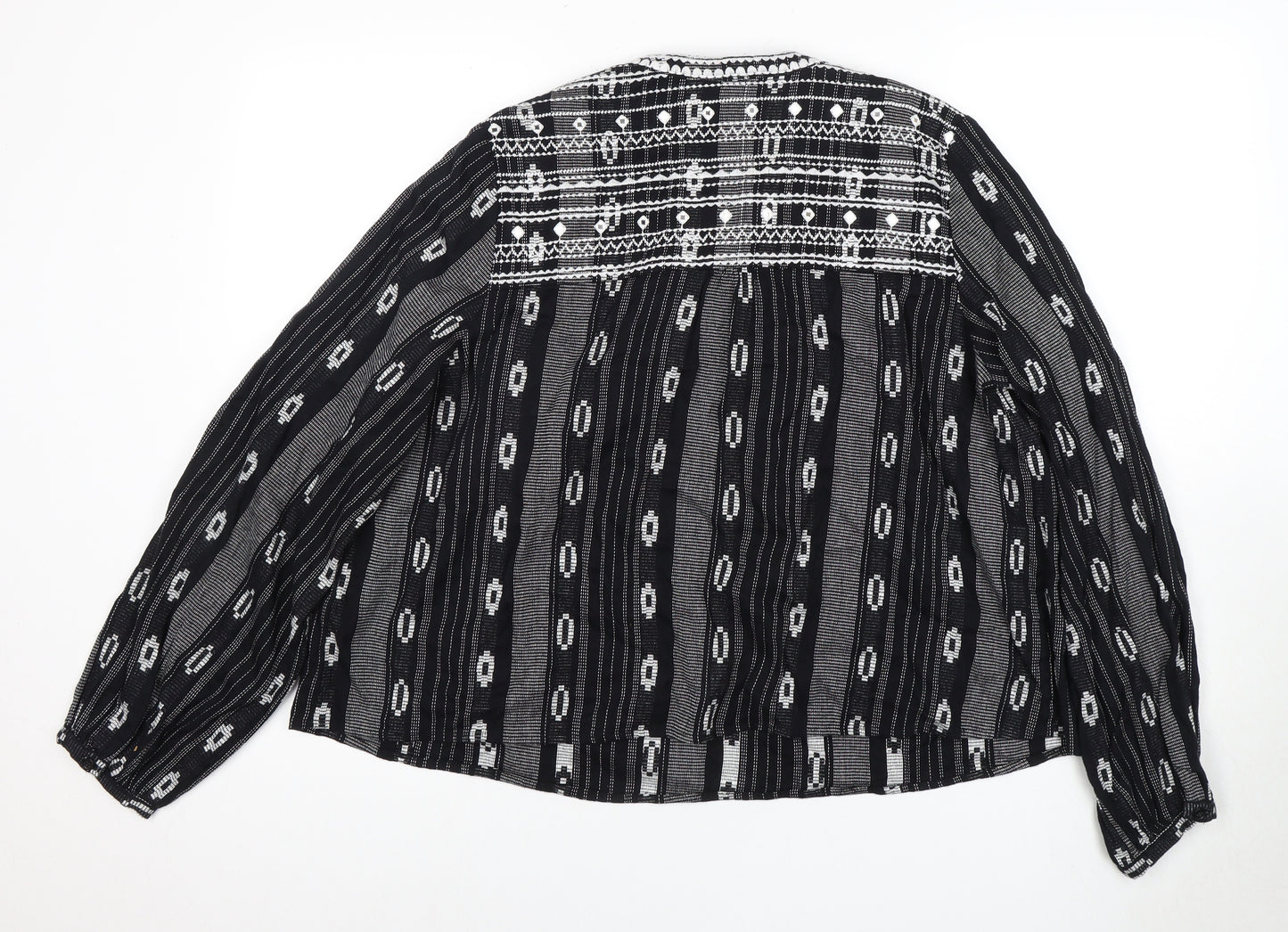 Marks and Spencer Women's Black Tunic Blouse Size 16