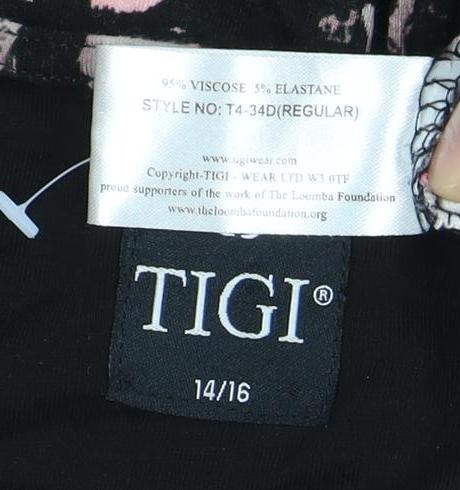 TIGI Women's Floral Dress Multicoloured Size 14