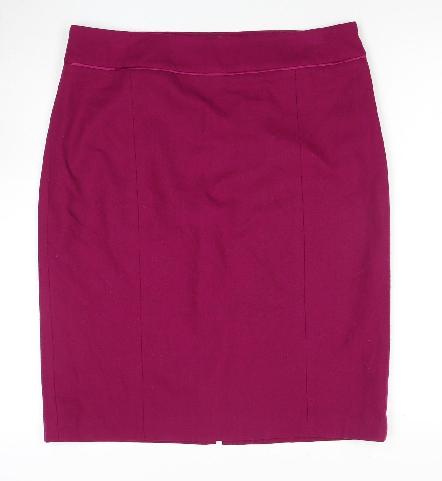 Monsoon Women's Pink Wool Pencil Skirt, Size 16