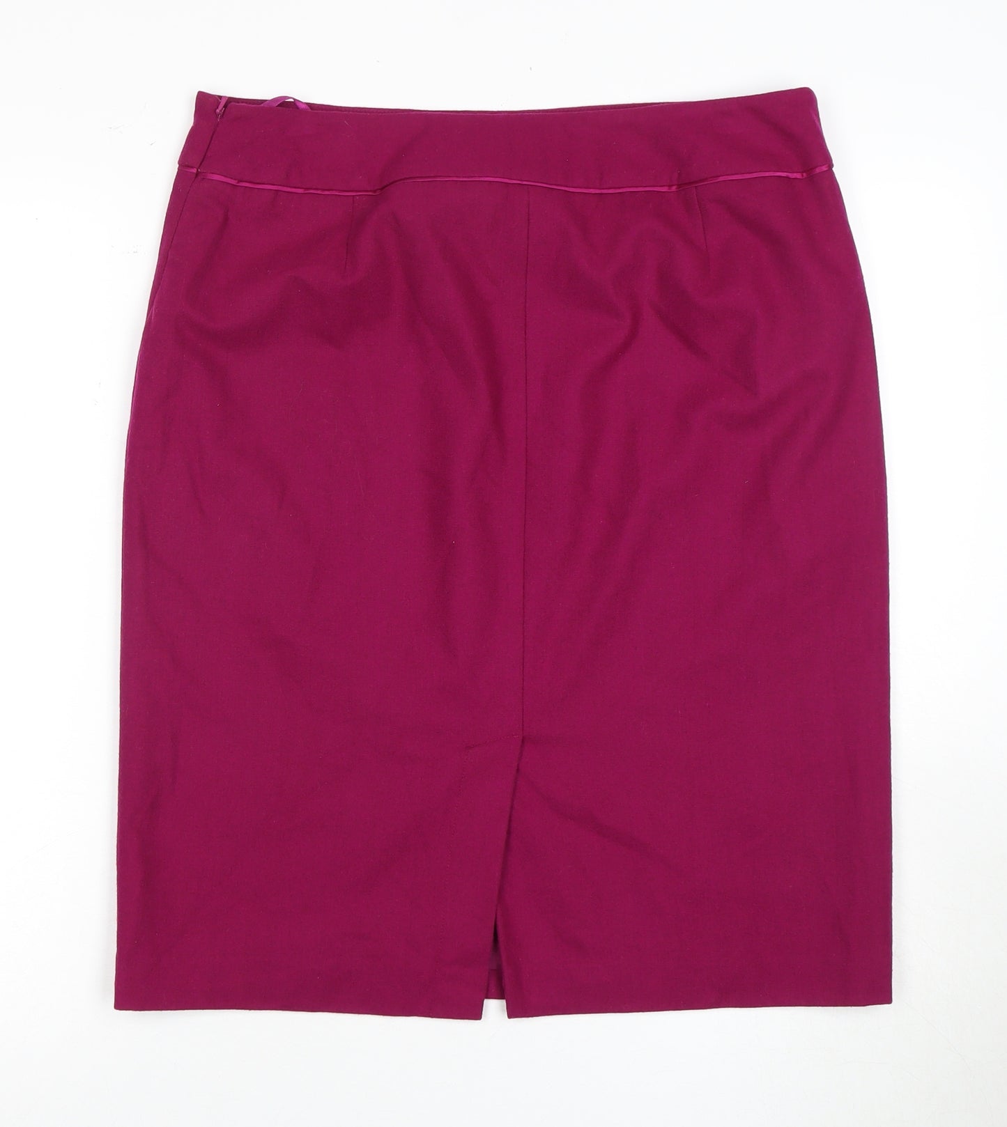 Monsoon Women's Pink Wool Pencil Skirt, Size 16