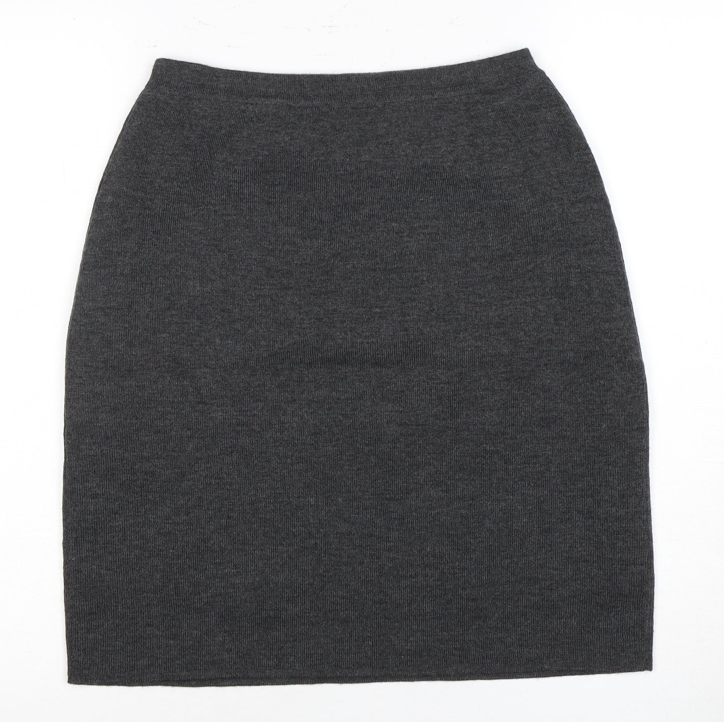 Country Casuals Women's Grey Wool Pencil Skirt M