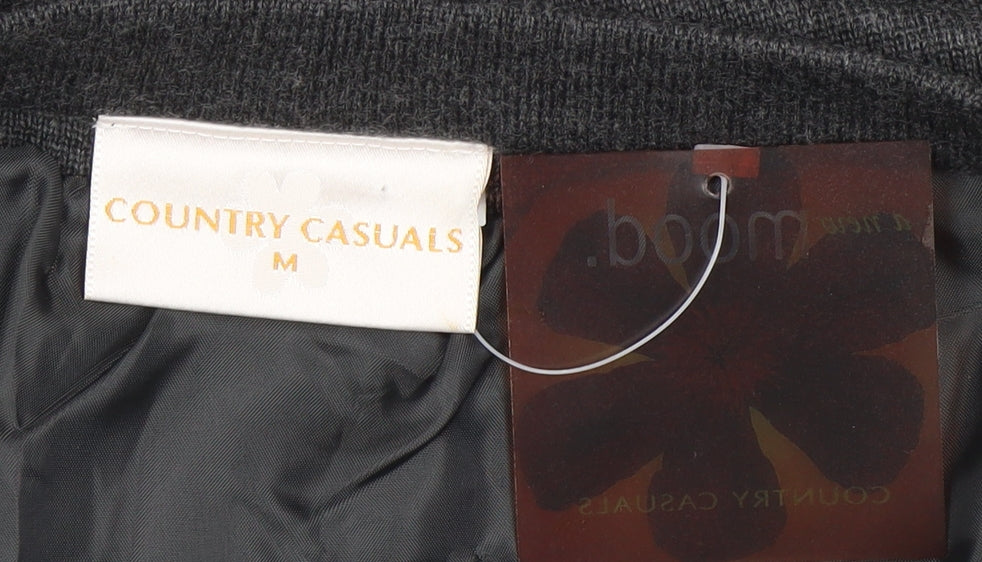 Country Casuals Women's Grey Wool Pencil Skirt M