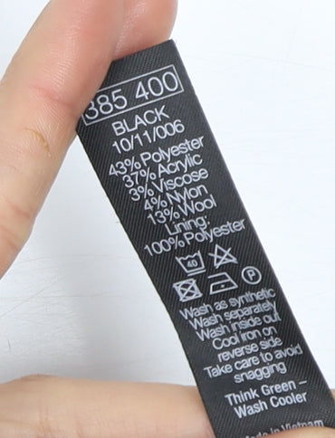 Marks and Spencer Women's Black Knee Length Pencil Skirt