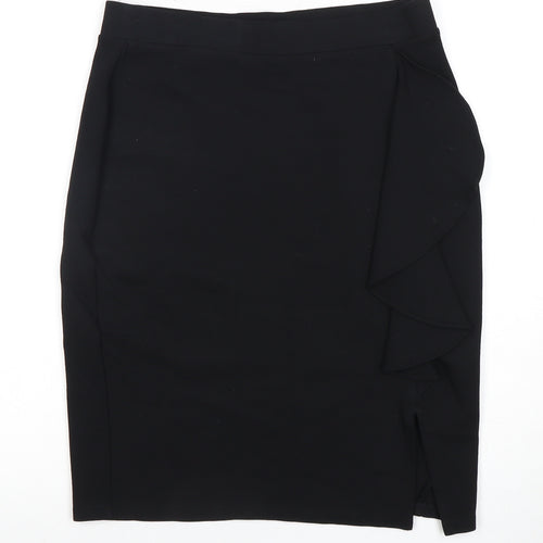 Marks and Spencer Women's Black Pencil Skirt, Size 12