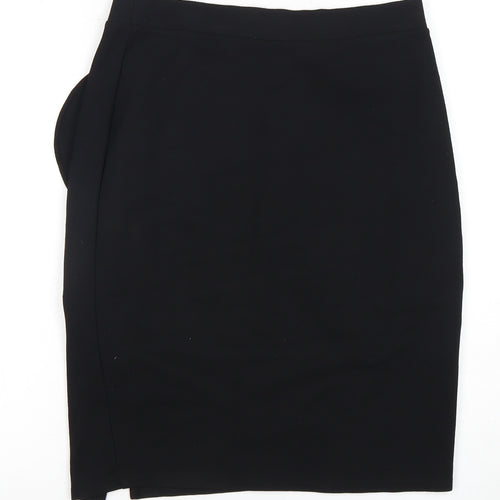 Marks and Spencer Women's Black Pencil Skirt, Size 12