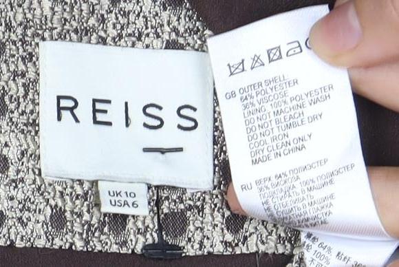 Reiss Women's Multicoloured Pencil Skirt Size 10