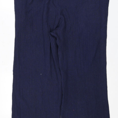 CAPSULE Women's Blue Wide-Leg Trousers - Size 18