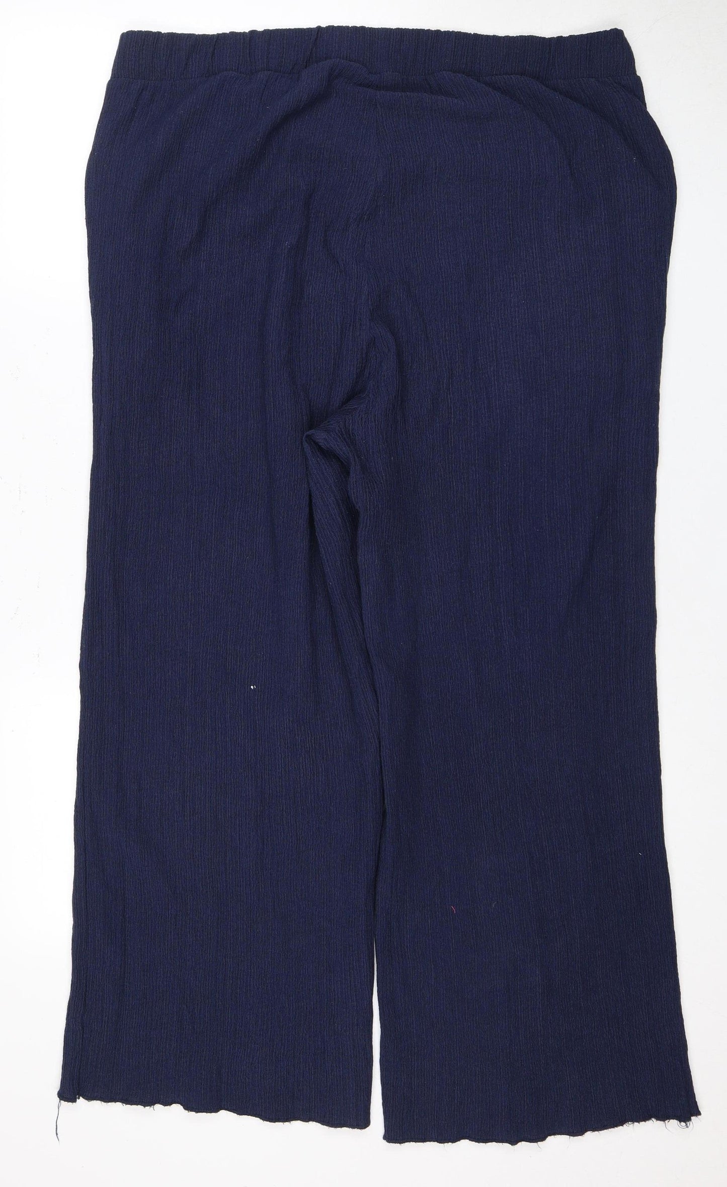 CAPSULE Women's Blue Wide-Leg Trousers - Size 18