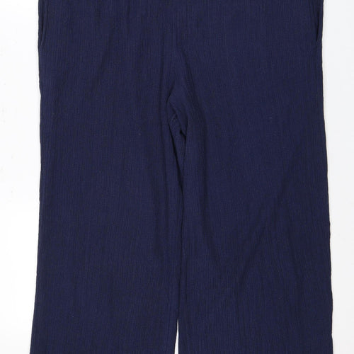 CAPSULE Women's Blue Wide-Leg Trousers - Size 18