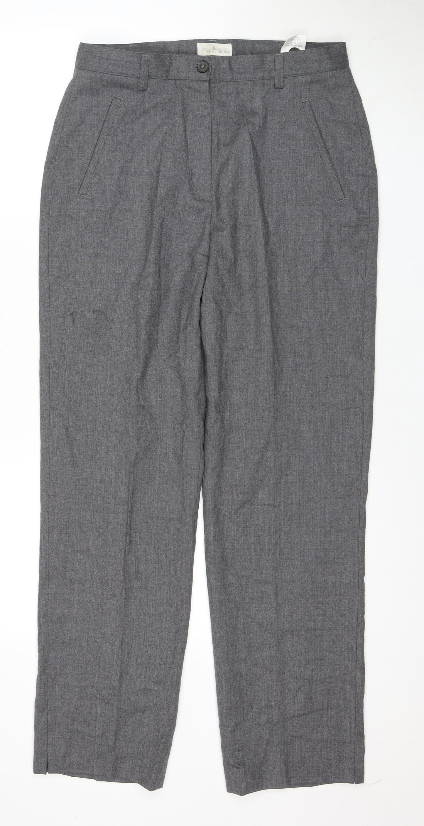 The House of Bruar Grey Women's Trousers Size 12