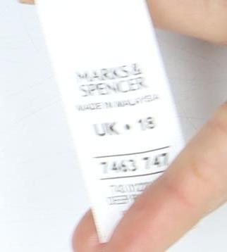 Marks and Spencer Purple Geometric Blouse - Size 18