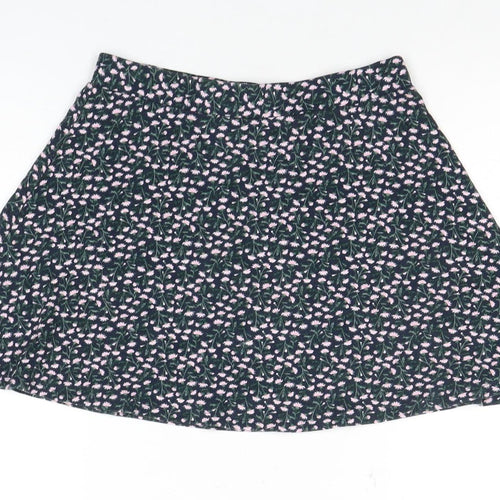 Jack Wills Women's Multicoloured A-Line Floral Skirt Size 6