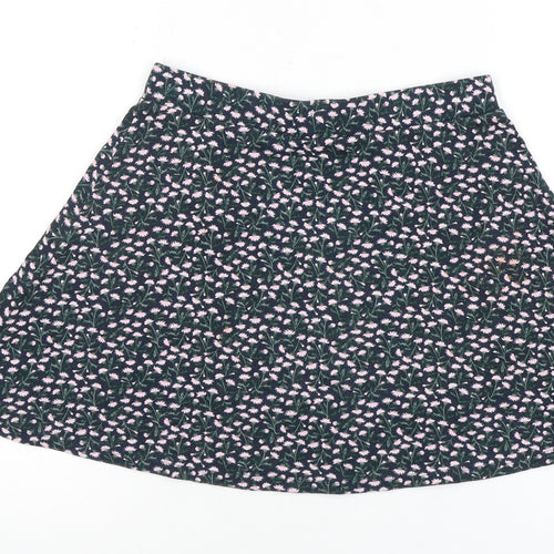Jack Wills Women's Multicoloured A-Line Floral Skirt Size 6