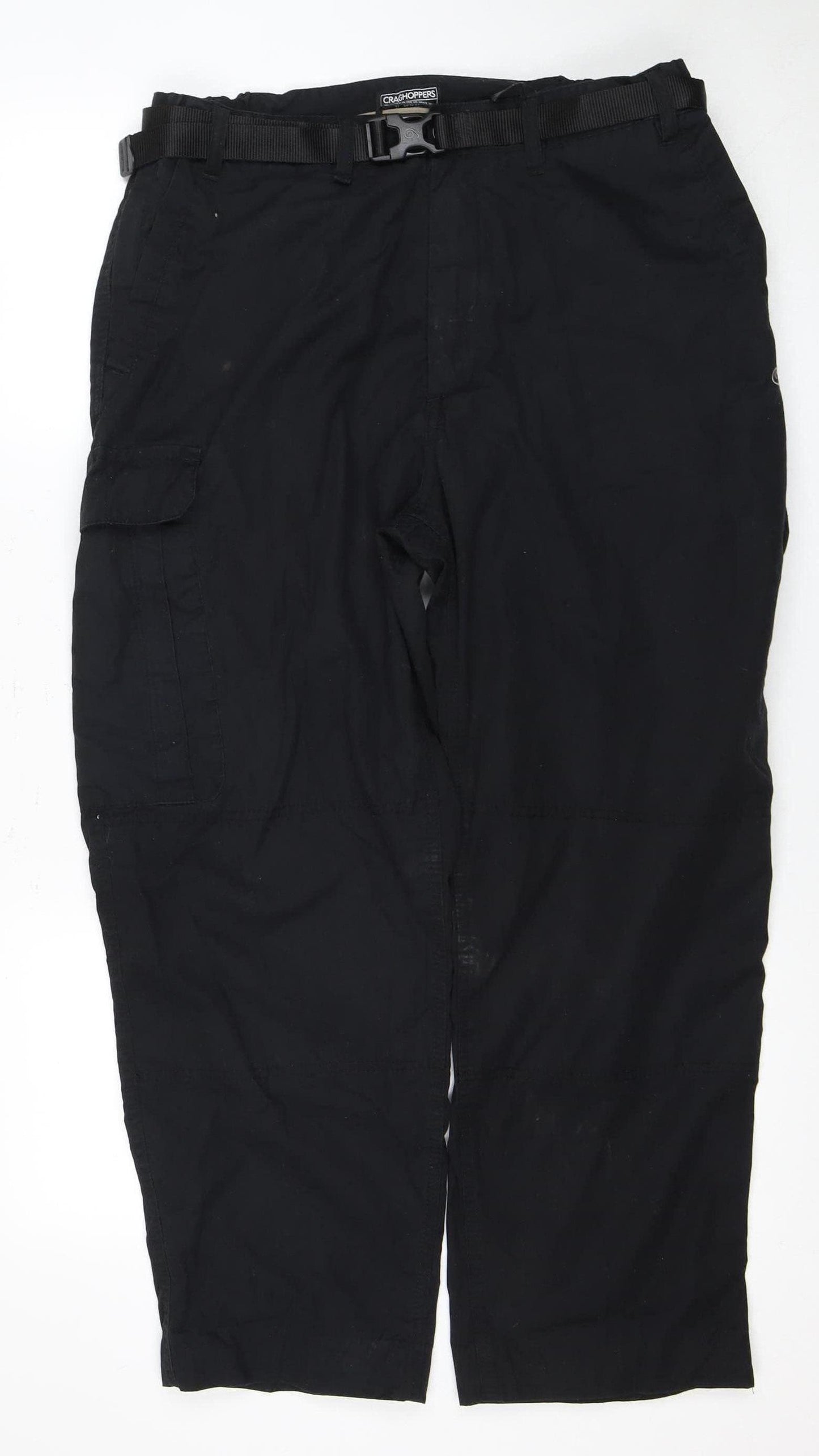 Craghoppers Men's Black Cargo Trousers Size S