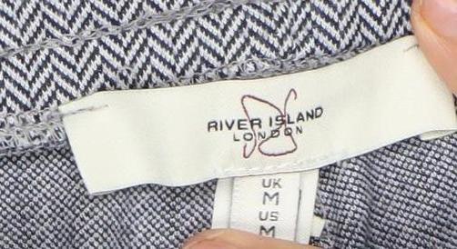 River Island Women's Grey Jogger Trousers - Size M