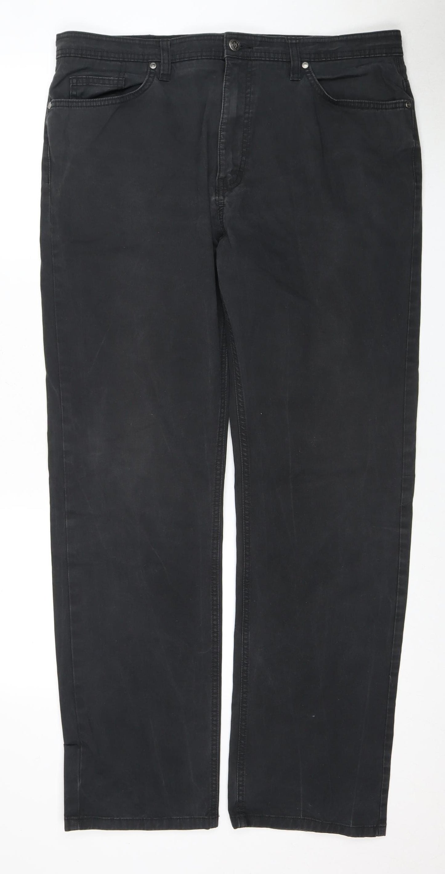 Marks and Spencer Black Mens Trousers 36W 33L