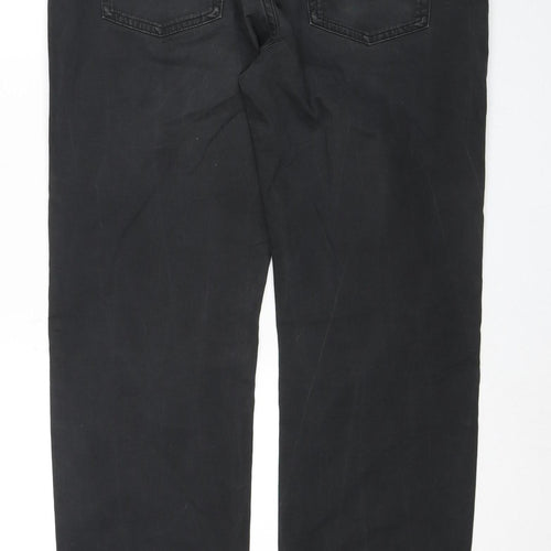 Marks and Spencer Black Mens Trousers 36W 33L