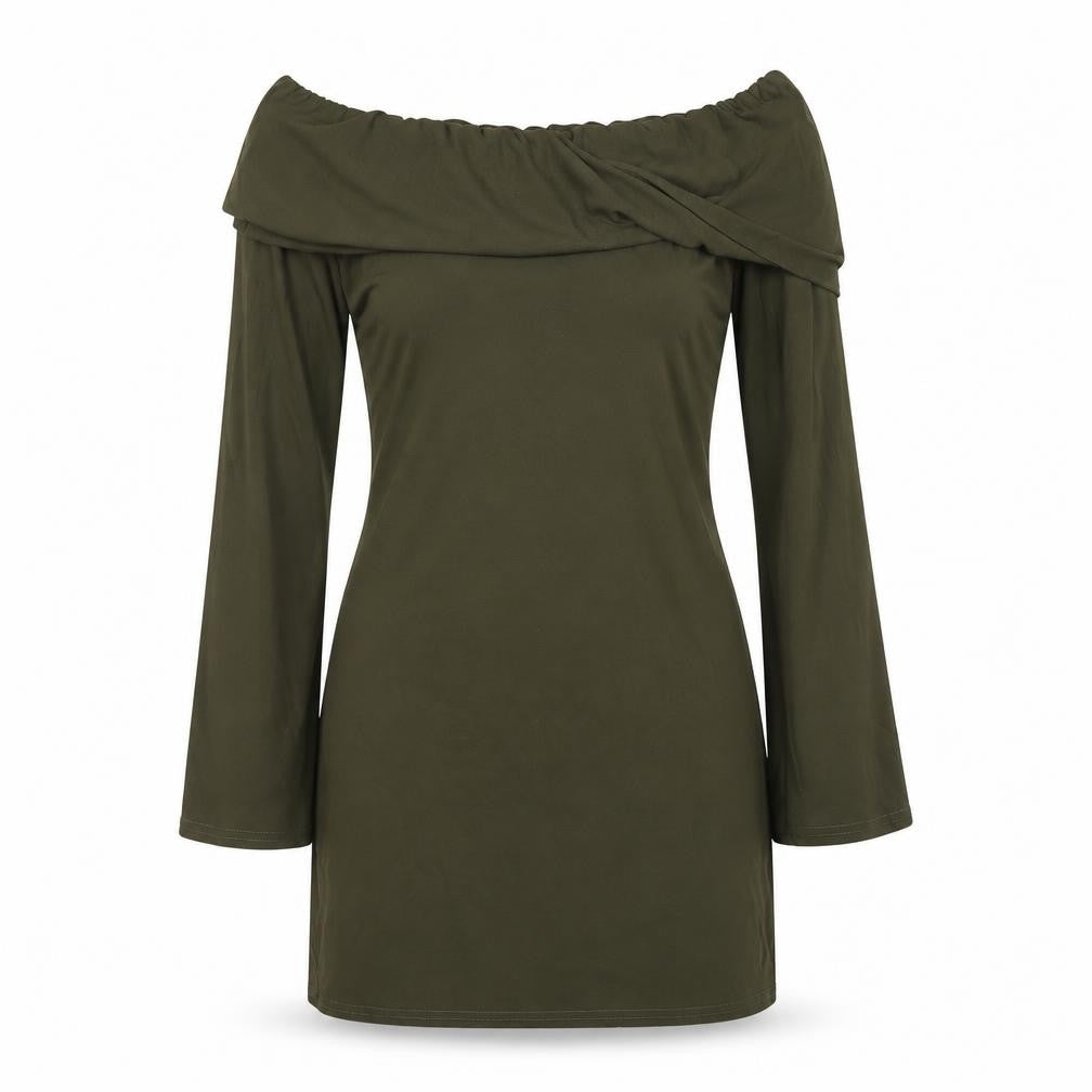 Front view of PRETTYLITTLETHING Women's Green Bodycon Dress, size 12