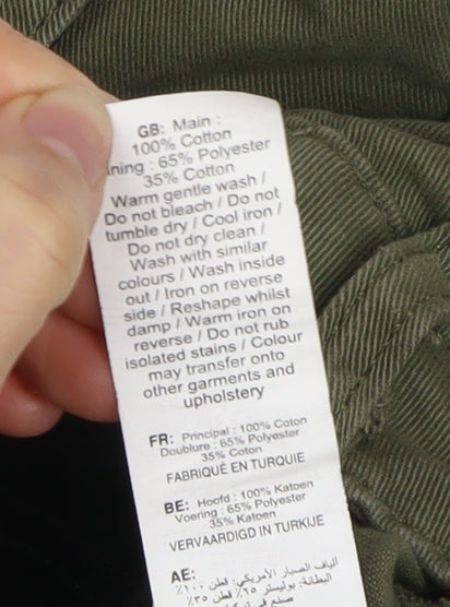 New Look Women's Green Cargo Trousers Size 10