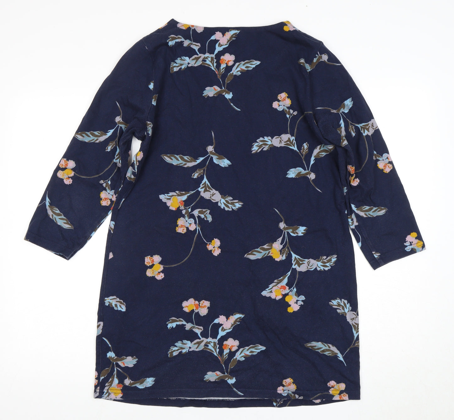Joules Women's Blue Floral Shift Dress Size 14