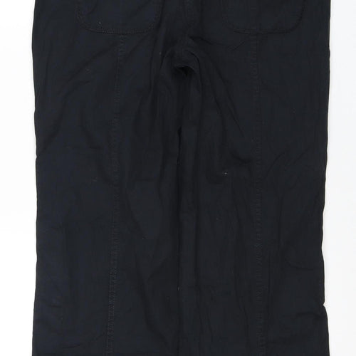 Marks and Spencer Women's Black Cargo Trousers Size 12