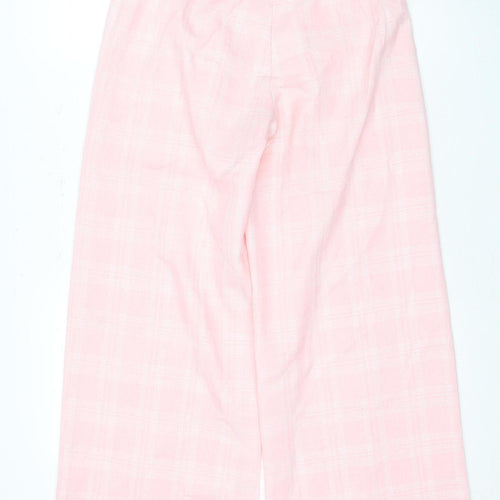 Missguided Women's Petite Pink Checked Trousers