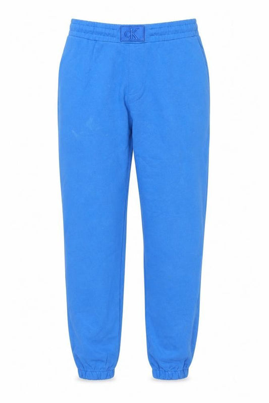 Front view of Calvin Klein Men’s Blue Jogger Trousers, size S
