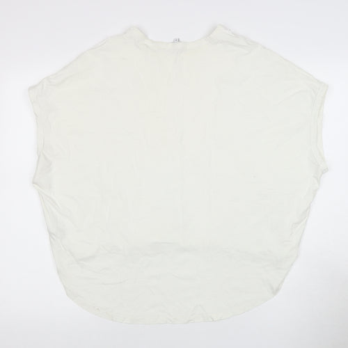 Next Women's White Sleeveless Top, UK Size 18