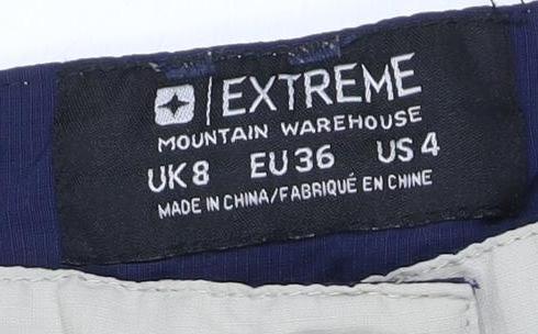 Mountain Warehouse Women's Beige Cargo Trousers Size 8