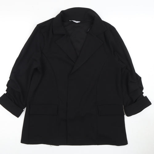 Quiz Womens Black Blazer, Size 8