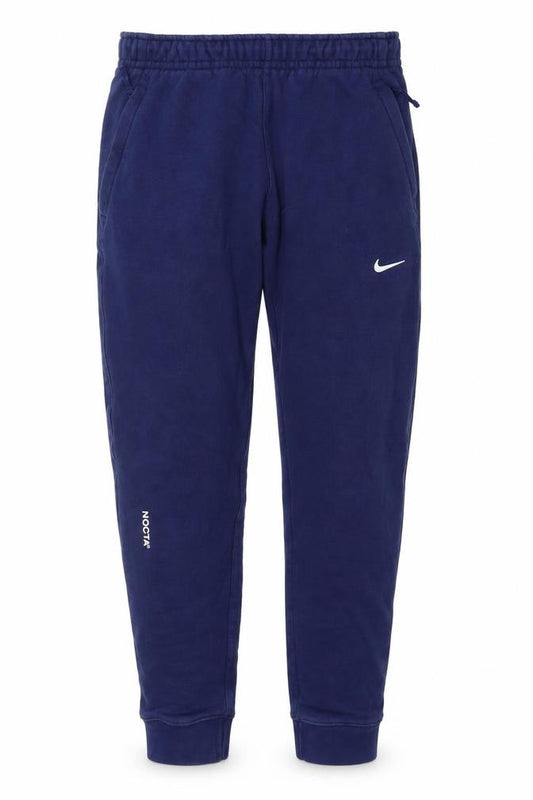 Front view of Nike Men's Blue Jogger Trousers, size M, Regular Fit