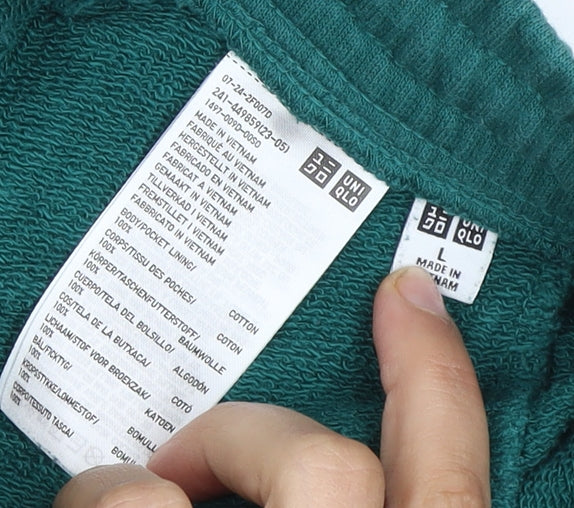 Uniqlo Green Jogger Trousers - Size L