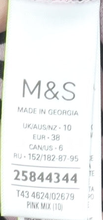 Marks and Spencer Women's Multicoloured Blouse Size 10