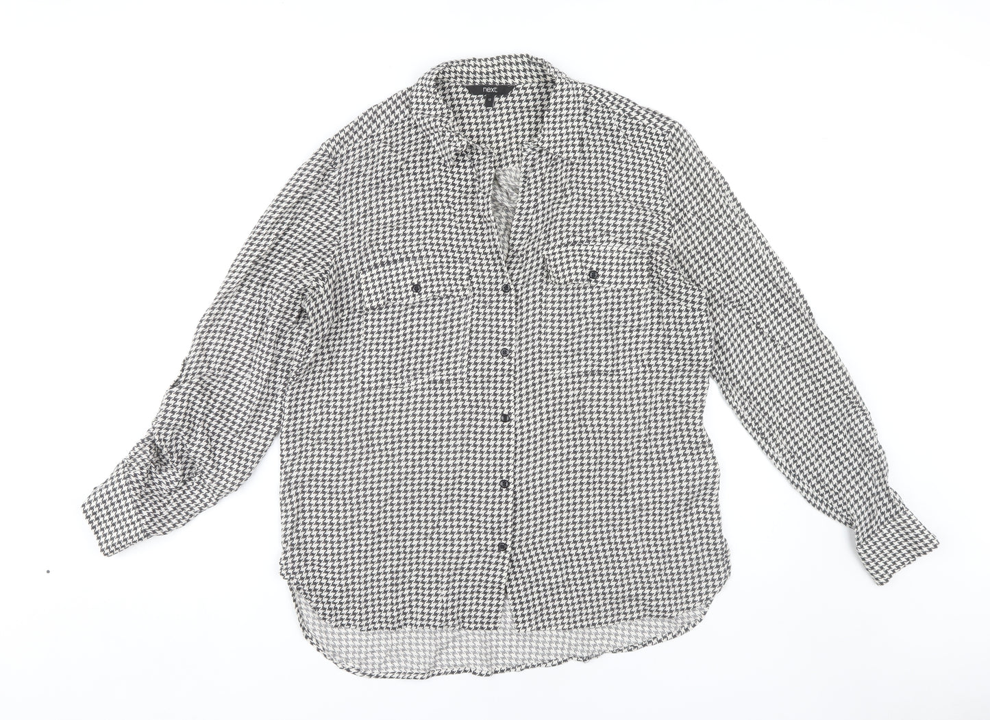 Next Women's Multicoloured Check Button-Up Shirt