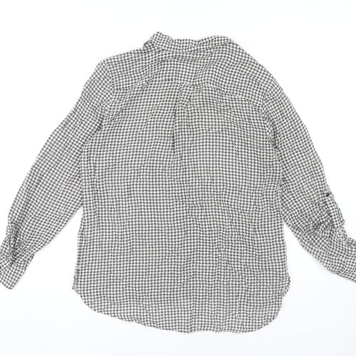 Next Women's Multicoloured Check Button-Up Shirt