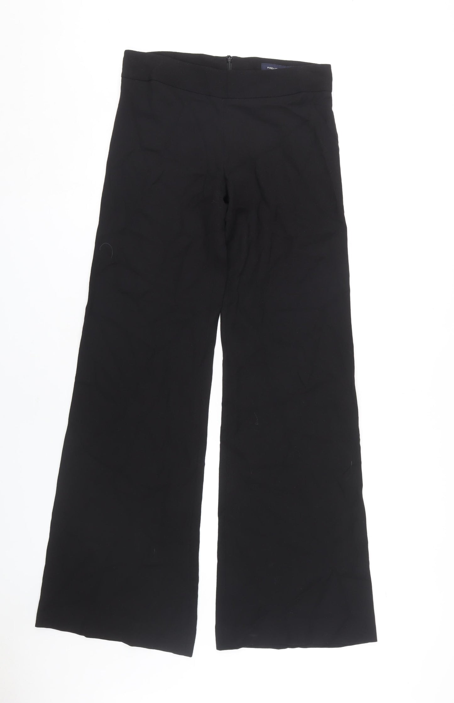 French Connection Women's Black Wide Leg Trousers Size 8
